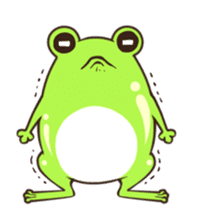 Crybaby frog part.1 sticker #14813775