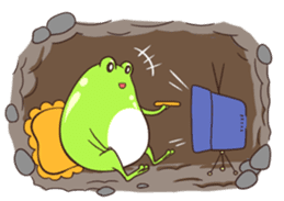 Crybaby frog part.2 sticker #14814781