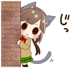 Girls of the animal sticker #14815214