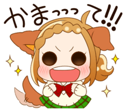 Girls of the animal sticker #14815216