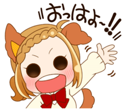 Girls of the animal sticker #14815226