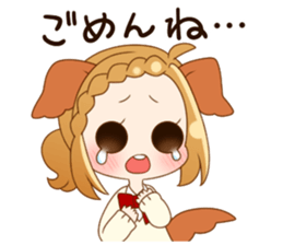 Girls of the animal sticker #14815238