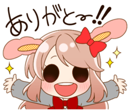 Girls of the animal sticker #14815240