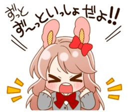 Girls of the animal sticker #14815244