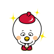 Tot of chicken 9/Action sticker #14815947