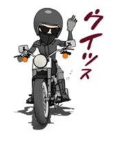American type Motorcycle men sticker #14816134