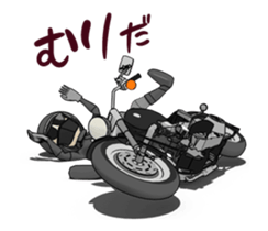 American type Motorcycle men sticker #14816143