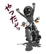 American type Motorcycle men sticker #14816144