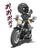 American type Motorcycle men sticker #14816145