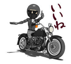 American type Motorcycle men sticker #14816146