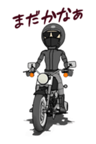 American type Motorcycle men sticker #14816147