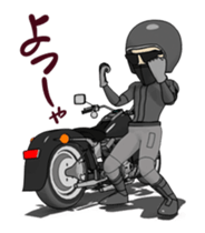 American type Motorcycle men sticker #14816150