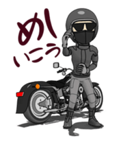 American type Motorcycle men sticker #14816151