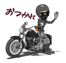 American type Motorcycle men sticker #14816152