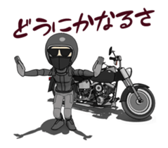American type Motorcycle men sticker #14816157