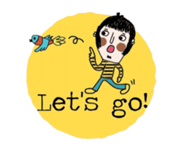 Kay in January ( Deutsch & Enlgish ) sticker #14817048