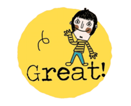 Kay in January ( Deutsch & Enlgish ) sticker #14817051