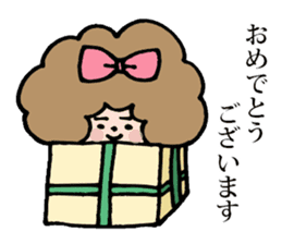 Afro san for your daily life sticker #14817084