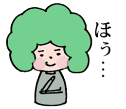 Afro san for your daily life sticker #14817085
