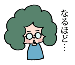 Afro san for your daily life sticker #14817090