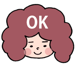 Afro san for your daily life sticker #14817095