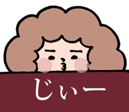 Afro san for your daily life sticker #14817100