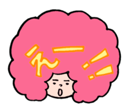 Afro san for your daily life sticker #14817101