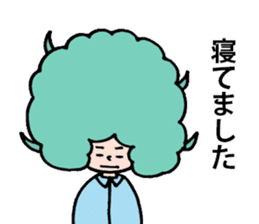 Afro san for your daily life sticker #14817102