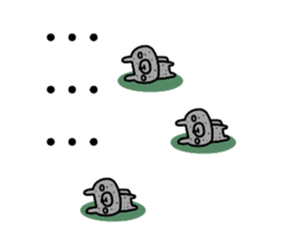 [MOVE]balloon and small animals sticker #14817357