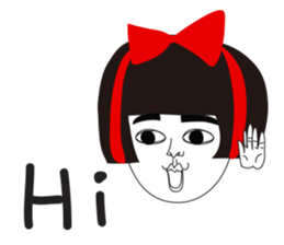 Naughty NANAKO- Best wishes for new year sticker #14817682