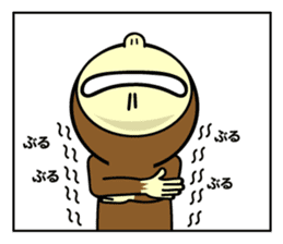 Hello with the Brown zentai! sticker #14817763