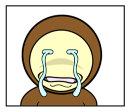 Hello with the Brown zentai! sticker #14817764