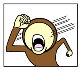 Hello with the Brown zentai! sticker #14817775