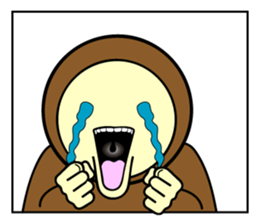 Hello with the Brown zentai! sticker #14817782