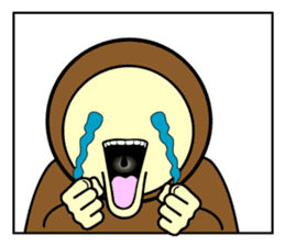 Hello with the Brown zentai! sticker #14817782