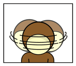 Hello with the Brown zentai! sticker #14817784