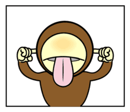 Hello with the Brown zentai! sticker #14817787