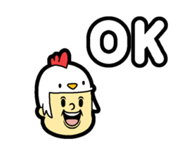 Hair type bird type sticker #14818308