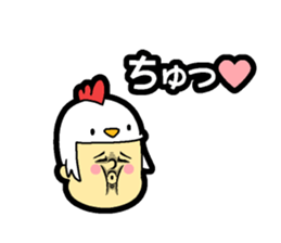 Hair type bird type sticker #14818310