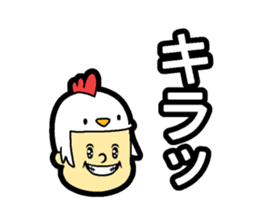 Hair type bird type sticker #14818312