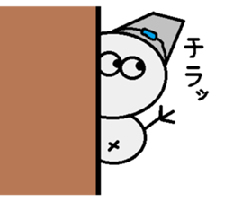 maru honnwaka a snowman sticker #14819428