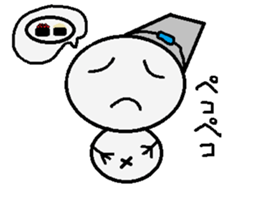 maru honnwaka a snowman sticker #14819436