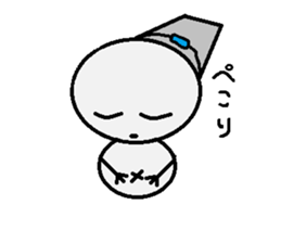 maru honnwaka a snowman sticker #14819441