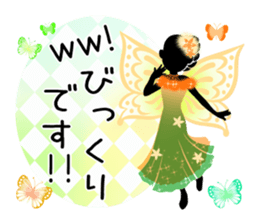 Beautiful Sticker of the fairy part-3 sticker #14819698
