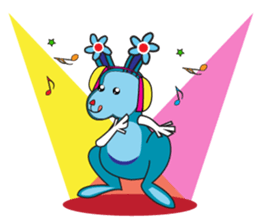 Funny Personalities Kangaroos sticker #14820050