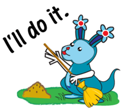 Funny Personalities Kangaroos sticker #14820051