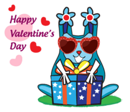 Funny Personalities Kangaroos sticker #14820053