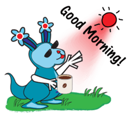 Funny Personalities Kangaroos sticker #14820067