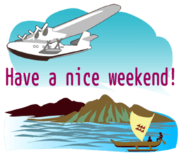 Mahalo! Hawaii sticker #14820255