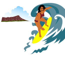 Mahalo! Hawaii sticker #14820265